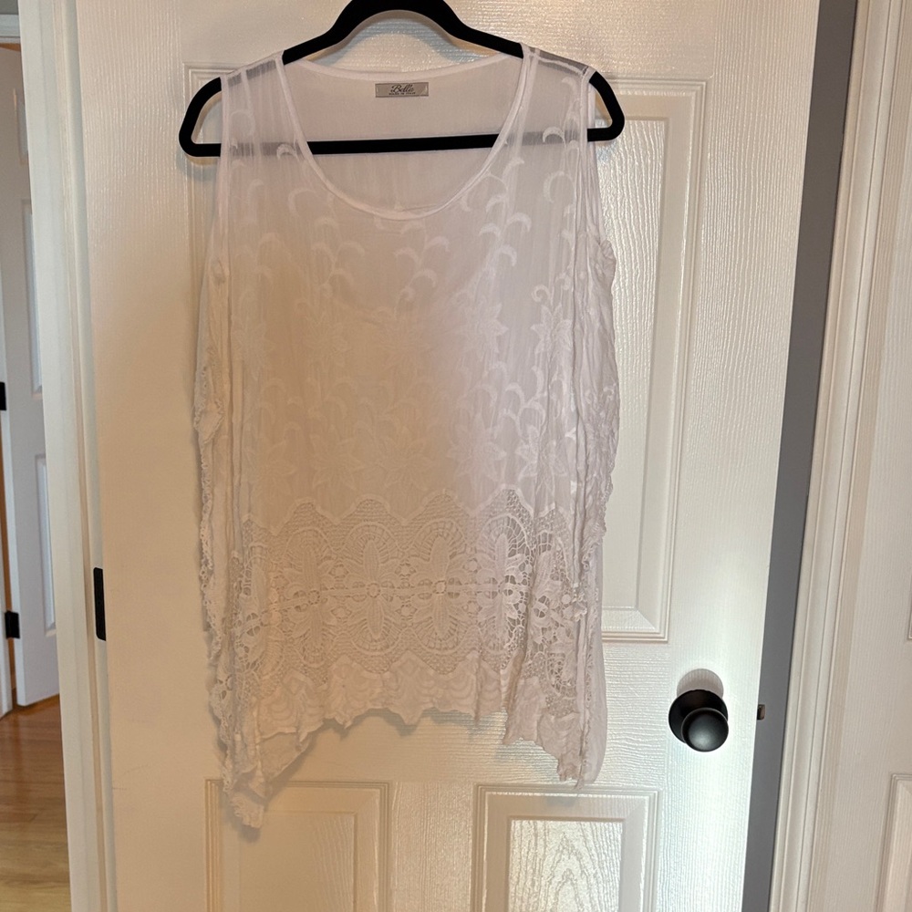 White Lace Blouse